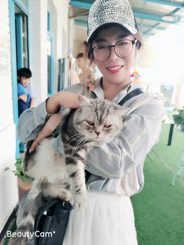 小黑猫的第一张照片--华安交友网